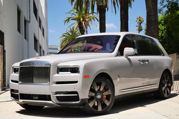 White Rolls-Royce Cullinan