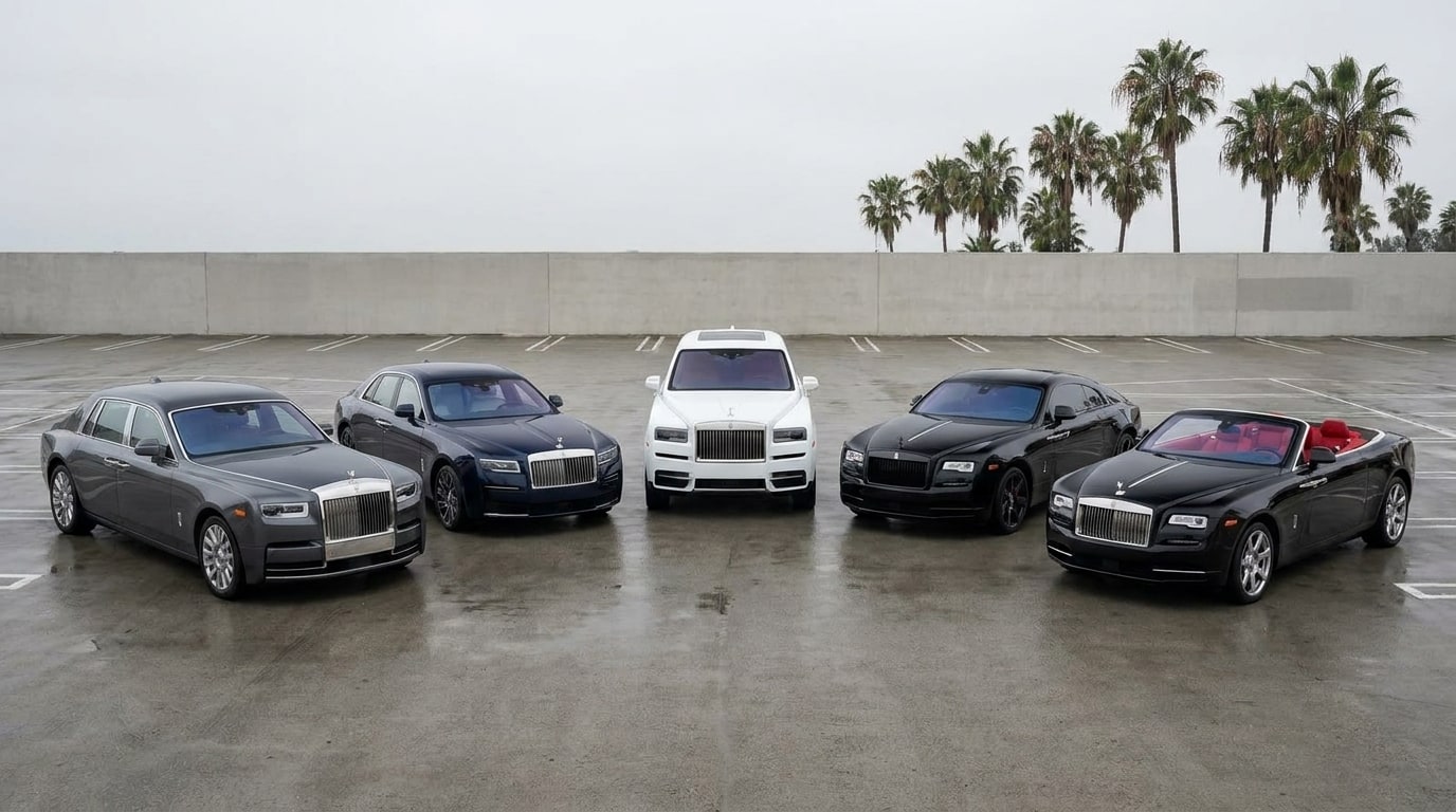 Ghost vs Phantom vs Cullinan vs Wraith vs Dawn: What Actually Separates the Five