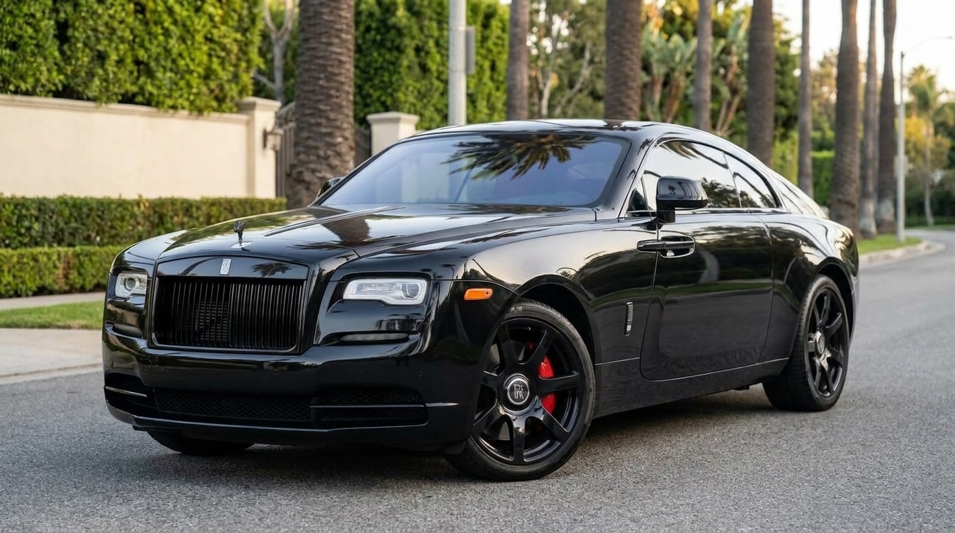 Black Rolls-Royce Wraith, photo 1 of 8