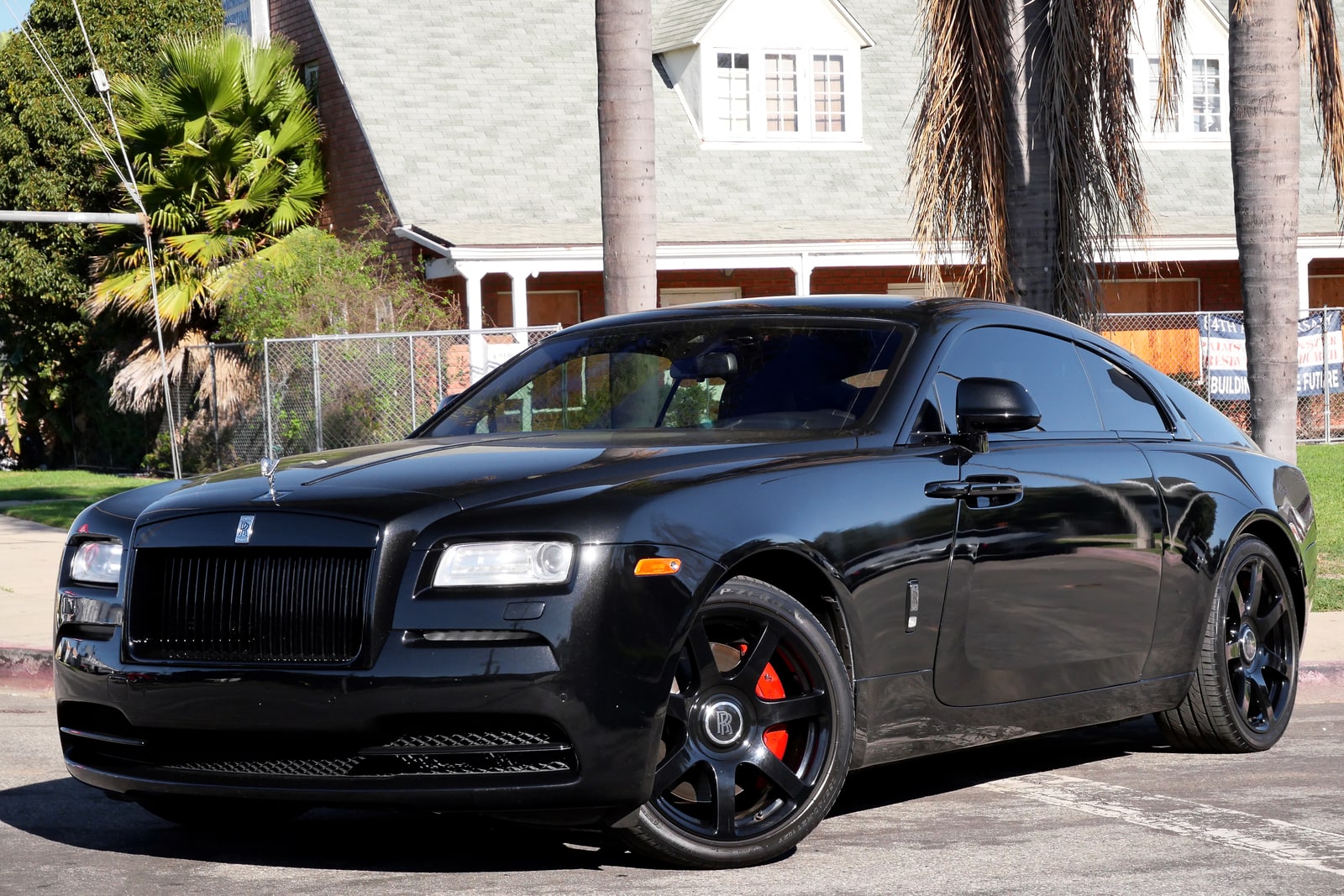 Black Rolls-Royce Wraith picture car in Los Angeles