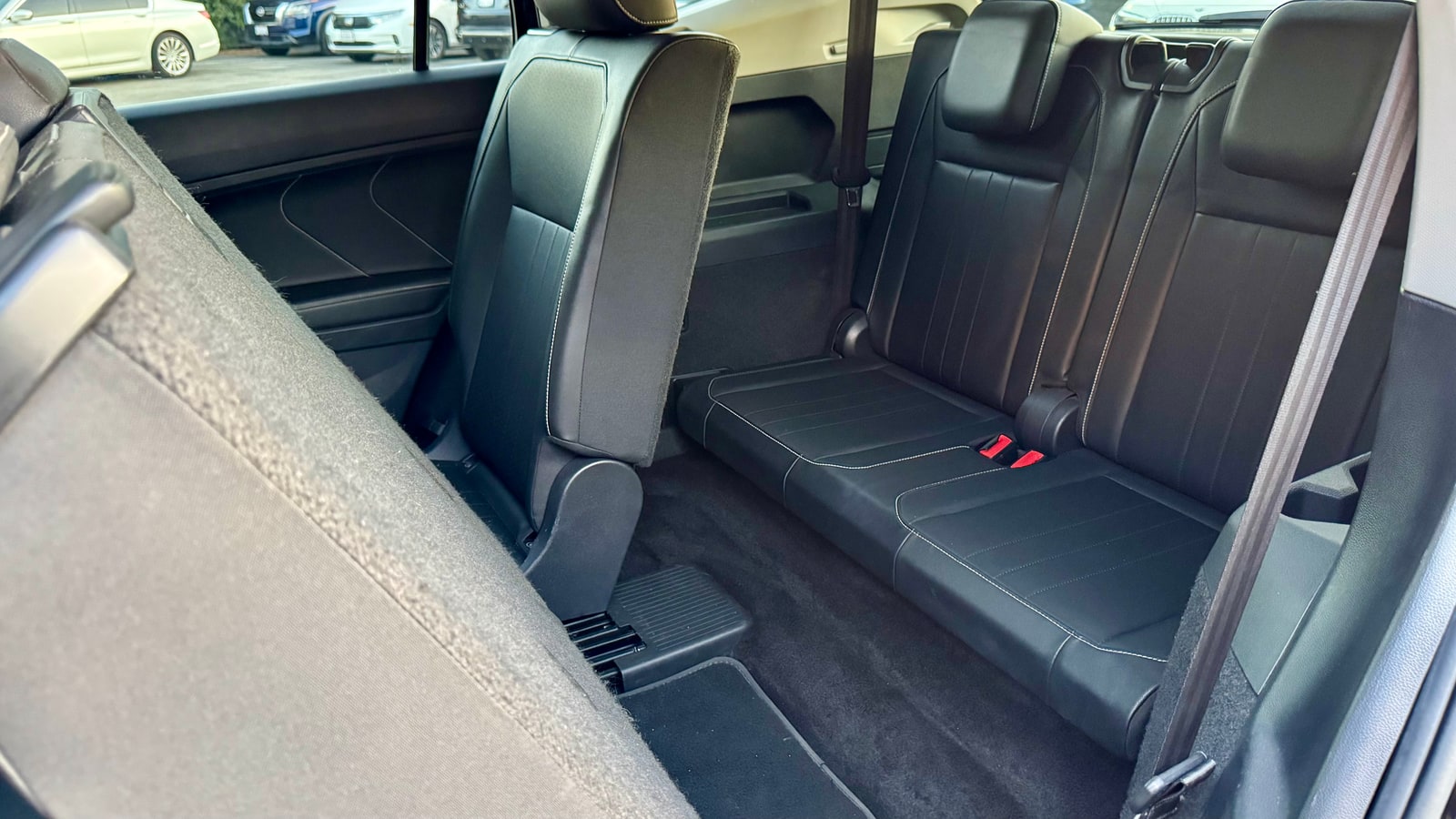 Rear seats of the Volkswagen Tiguan